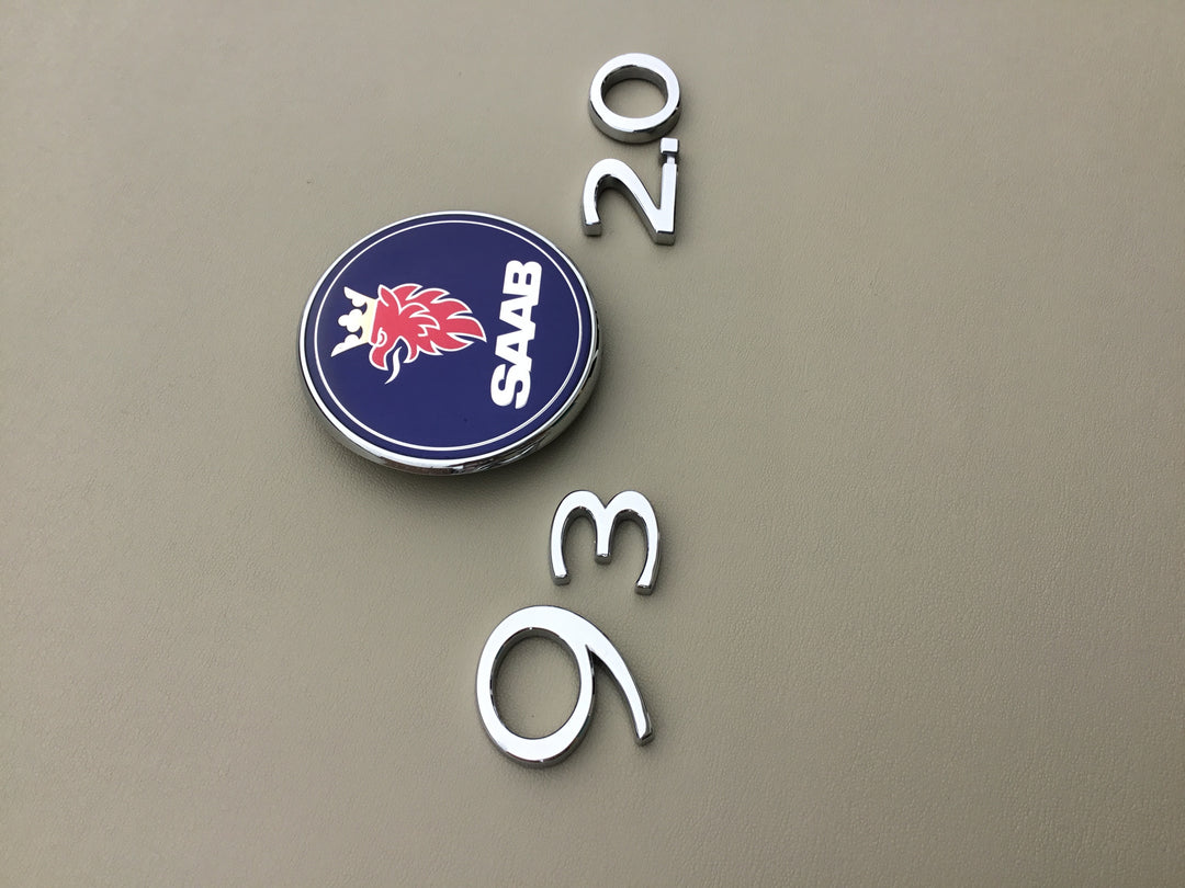 2003-2010 SAAB 9-3 2.0 Trunk Emblem Set