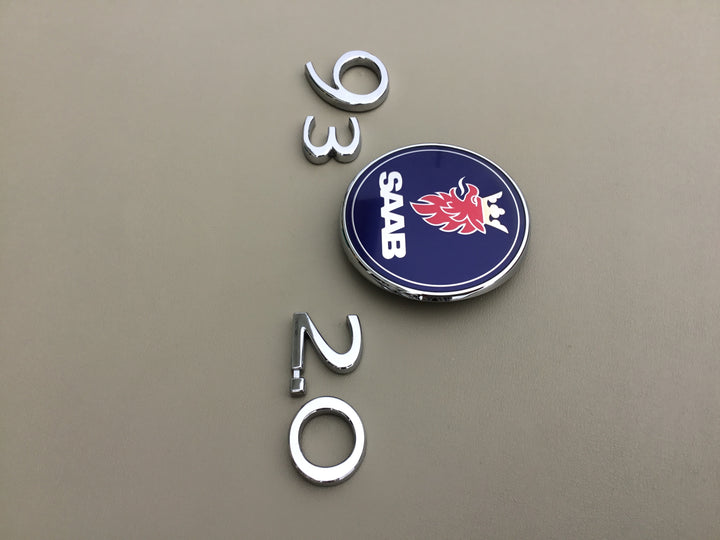 2003-2010 SAAB 9-3 2.0 Trunk Emblem Set