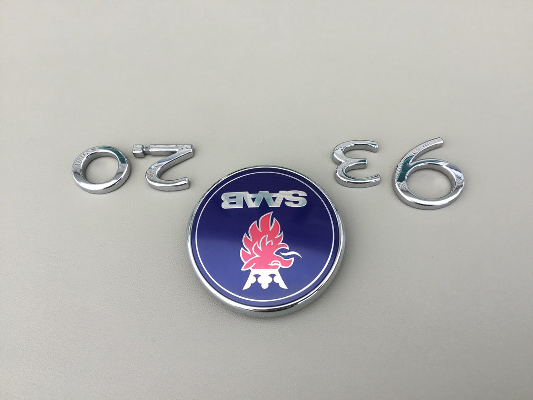 2003-2010 SAAB 9-3 2.0 Trunk Emblem Set