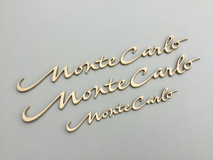 2000-2005 Chevrolet Monte Carlo Side & Trunk Emblem Set