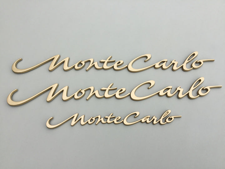 2000-2005 Chevrolet Monte Carlo Side & Trunk Emblem Set