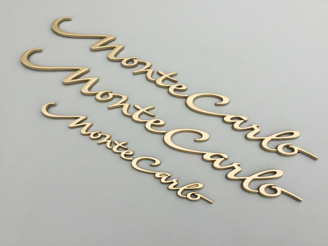 2000-2005 Chevrolet Monte Carlo Side & Trunk Emblem Set