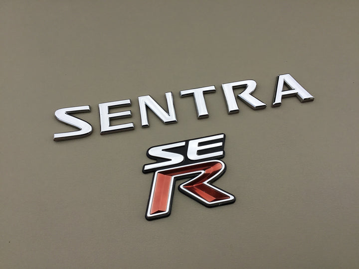 2002-2006 Nissan Sentra SE-R Trunk Emblem Set