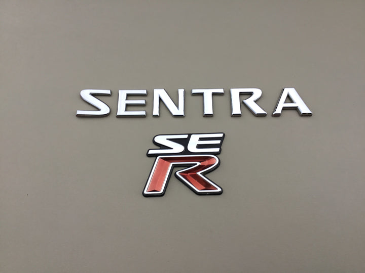 2002-2006 Nissan Sentra SE-R Trunk Emblem Set