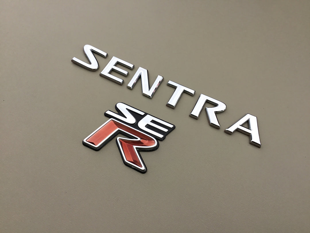 2002-2006 Nissan Sentra SE-R Trunk Emblem Set