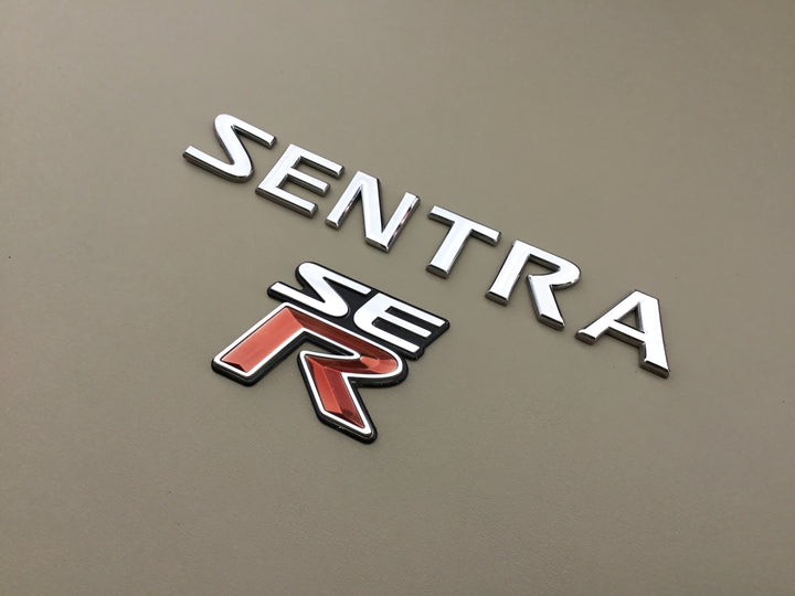 2002-2006 Nissan Sentra SE-R Trunk Emblem Set