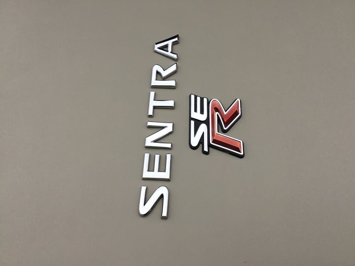 2002-2006 Nissan Sentra SE-R Trunk Emblem Set