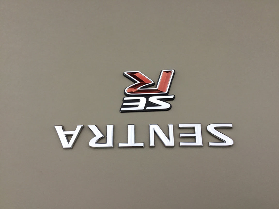 2002-2006 Nissan Sentra SE-R Trunk Emblem Set