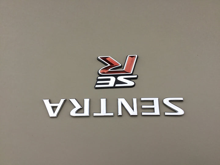 2002-2006 Nissan Sentra SE-R Trunk Emblem Set