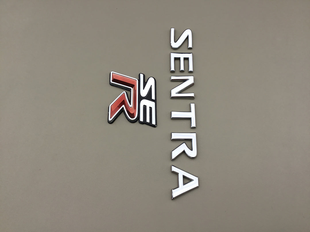 2002-2006 Nissan Sentra SE-R Trunk Emblem Set