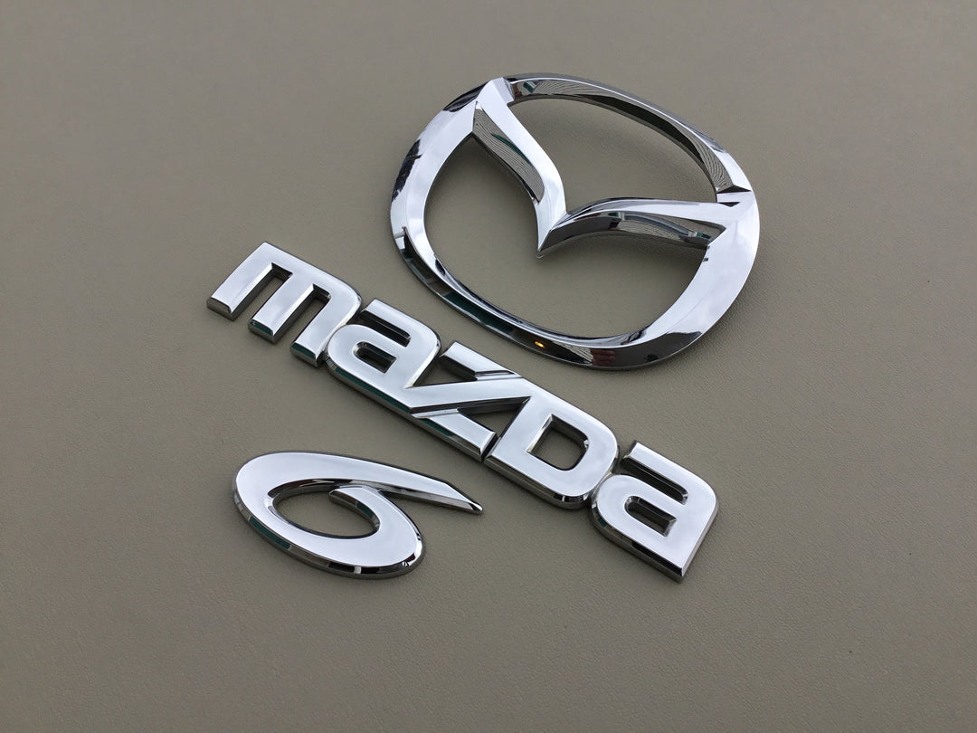 2003-2008 Mazda 6 Trunk Emblem Set