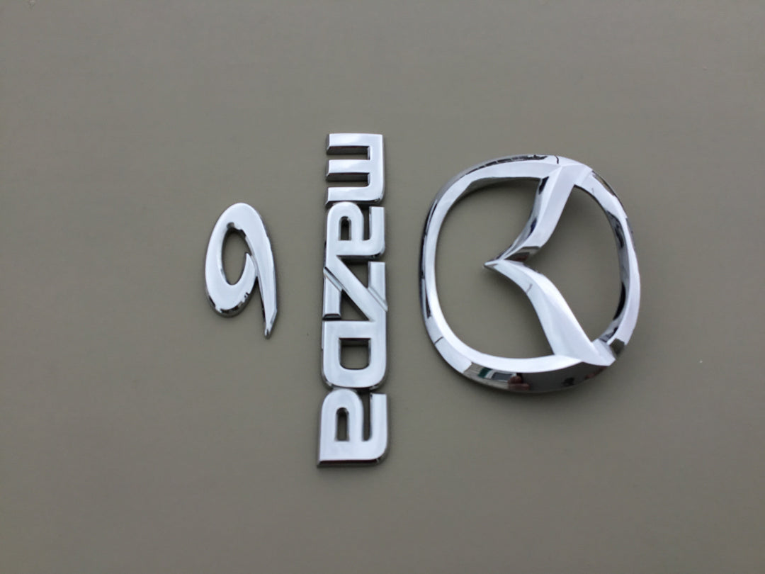 2003-2008 Mazda 6 Trunk Emblem Set