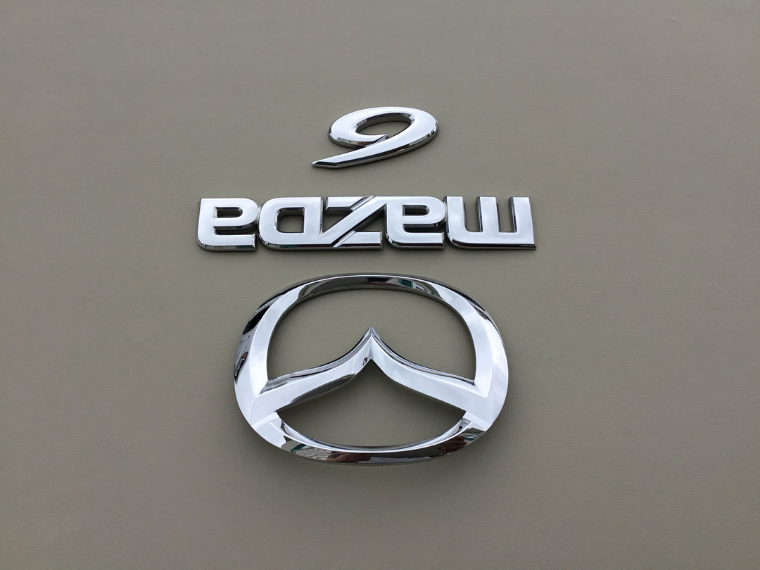 2003-2008 Mazda 6 Trunk Emblem Set