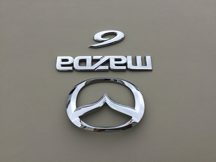 2003-2008 Mazda 6 Trunk Emblem Set