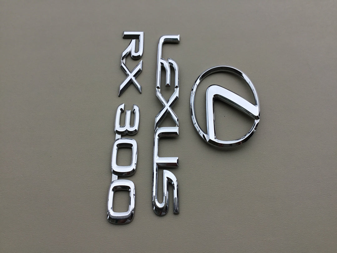 1999-2003 Lexus RX300 Tailgate Emblem Set