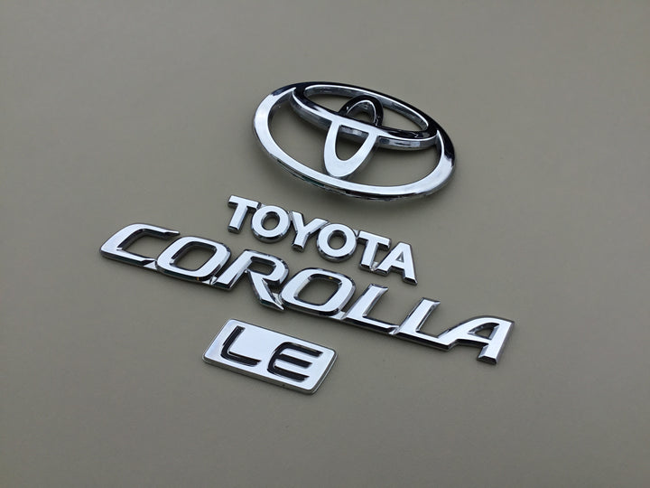 2003-2008 Toyota Corolla LE Trunk Emblem Set