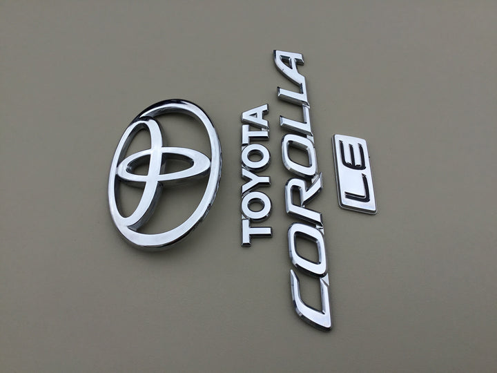 2003-2008 Toyota Corolla LE Trunk Emblem Set