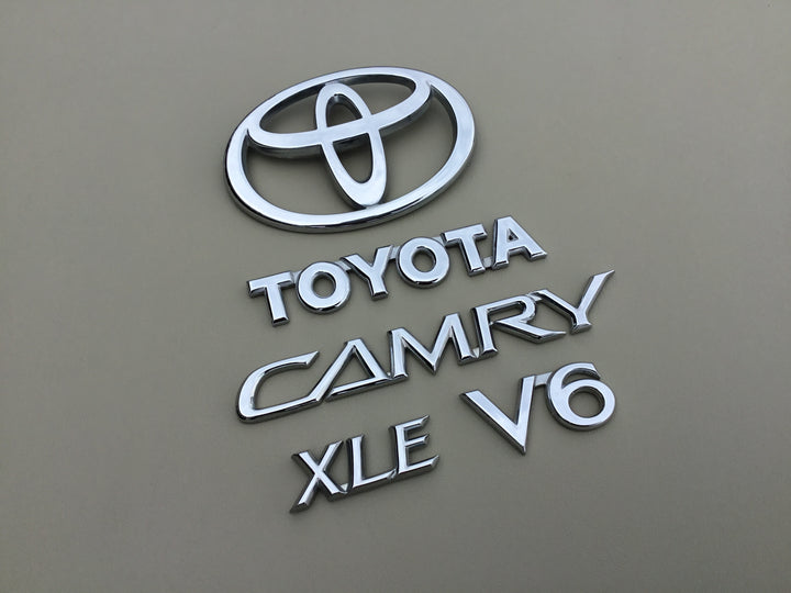 2002-2006 Toyota Camry XLE V6 Trunk Emblem Set