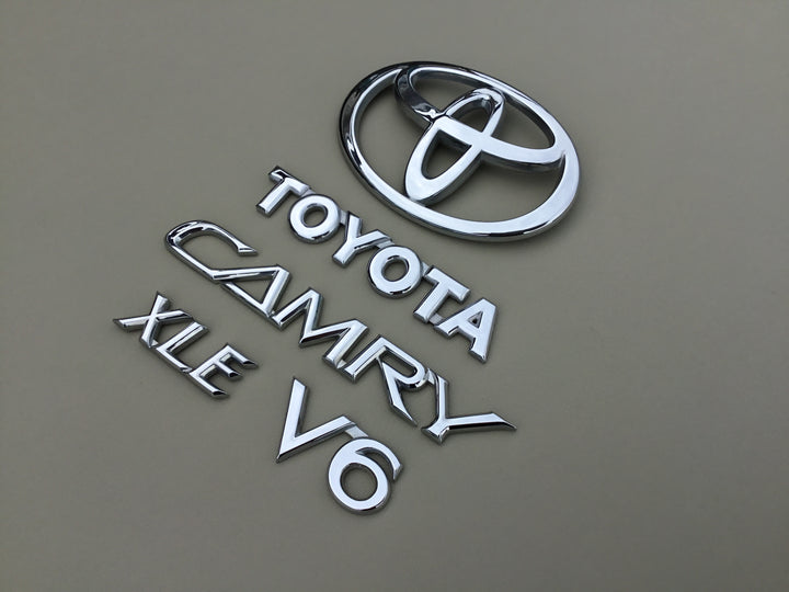 2002-2006 Toyota Camry XLE V6 Trunk Emblem Set