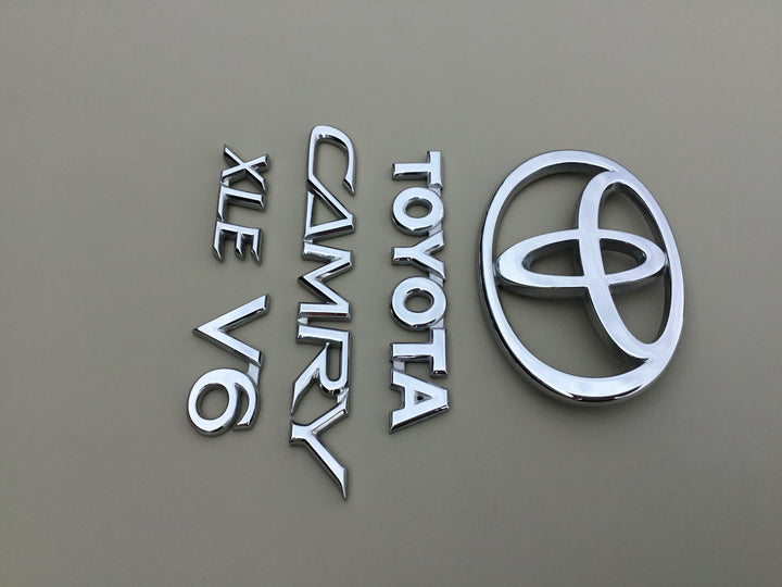 2002-2006 Toyota Camry XLE V6 Trunk Emblem Set