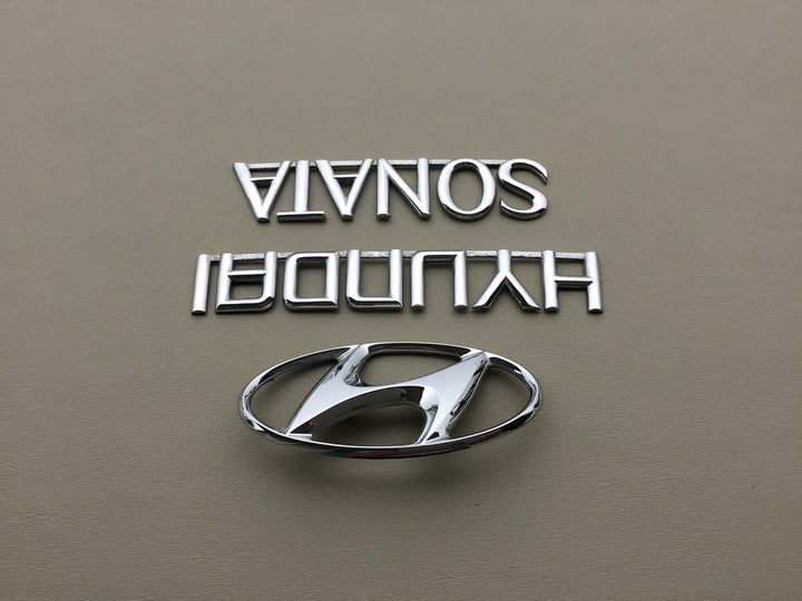 2002-2005 Hyundai Sonata Trunk Emblem Set