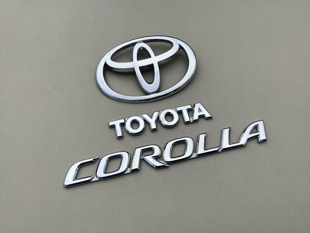 2003-2008 Toyota Corolla Trunk Emblem Set