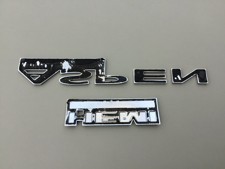 2007-2009 Chrysler Aspen Limited Hemi 5.7 Liter Tailgate Emblem Set