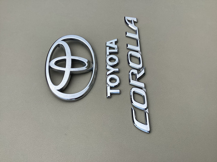 2003-2008 Toyota Corolla Trunk Emblem Set