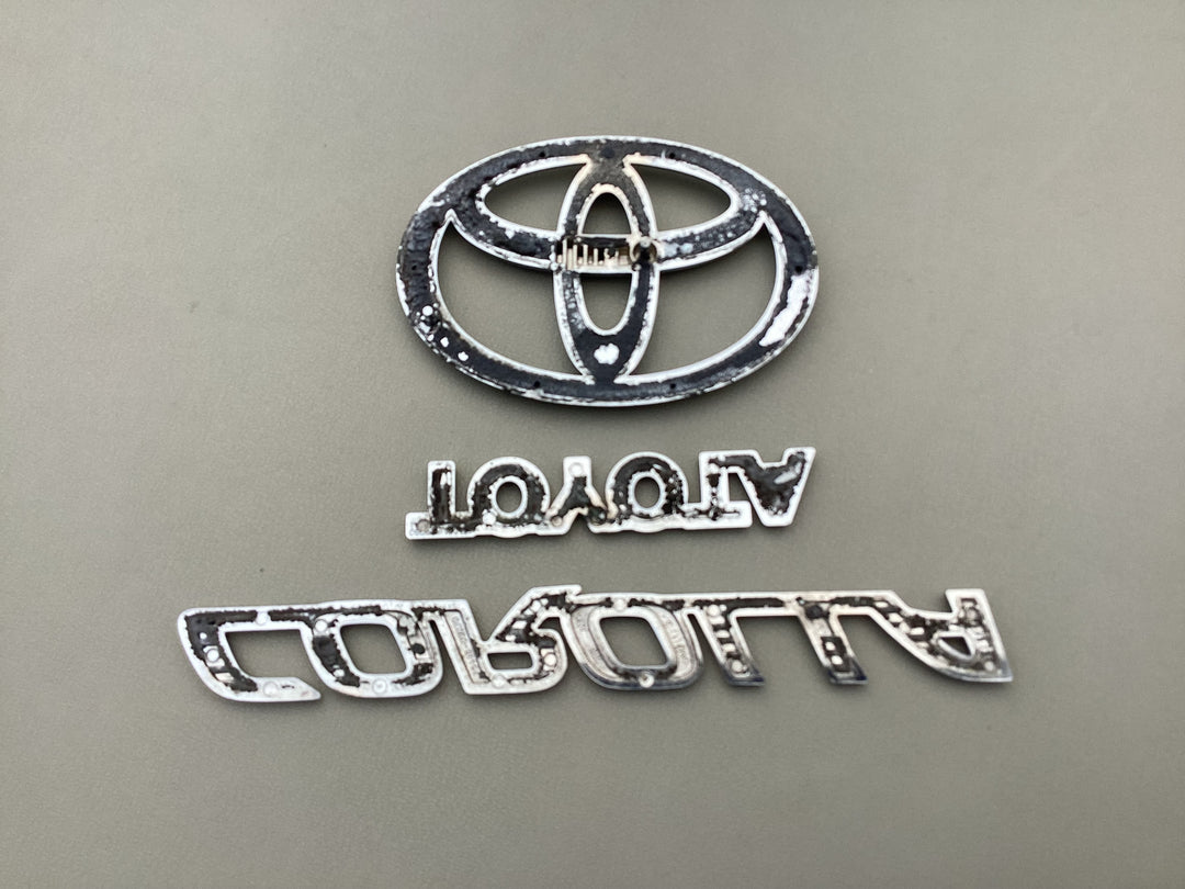 2003-2008 Toyota Corolla Trunk Emblem Set