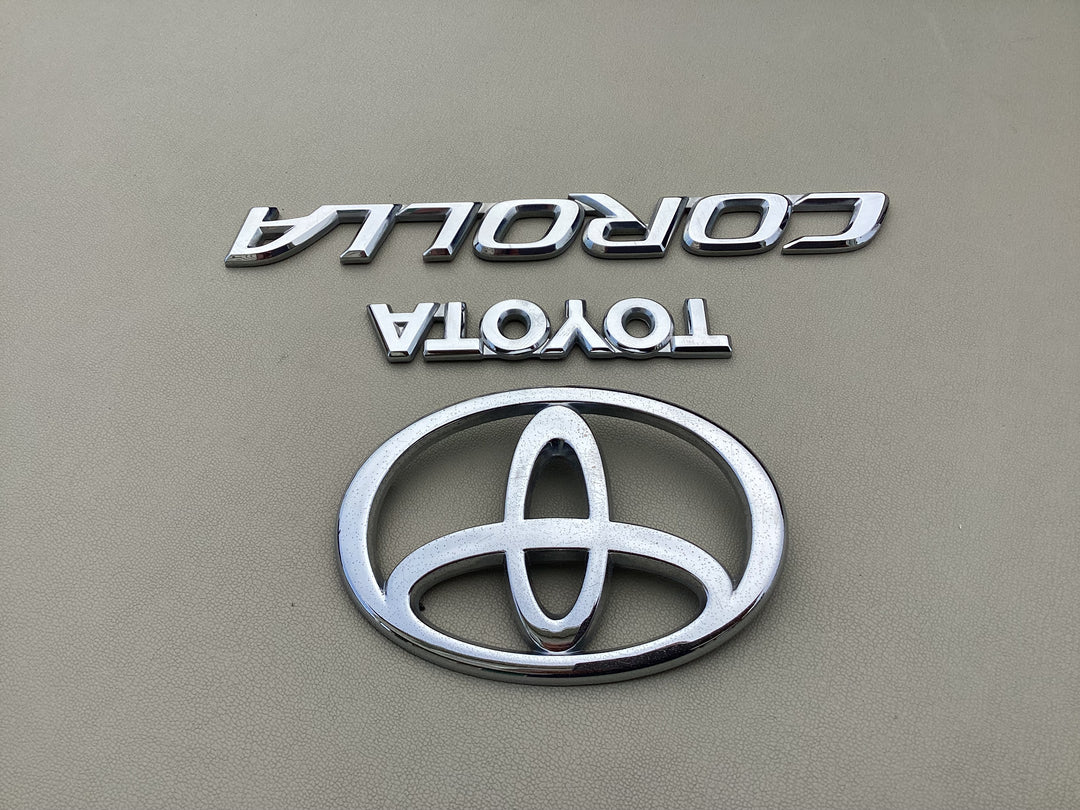 2003-2008 Toyota Corolla Trunk Emblem Set