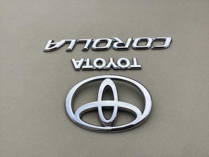 2003-2008 Toyota Corolla Trunk Emblem Set