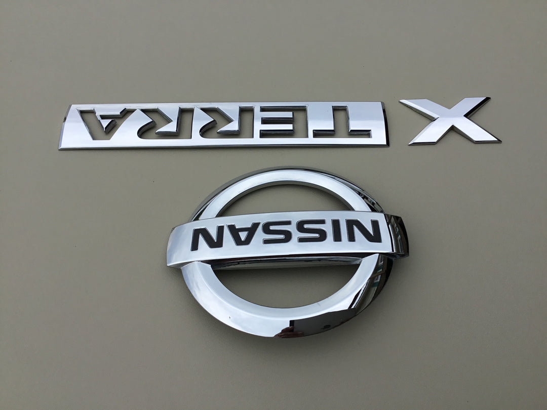 2005-2012 Nissan Xterra Tailgate Emblem Set