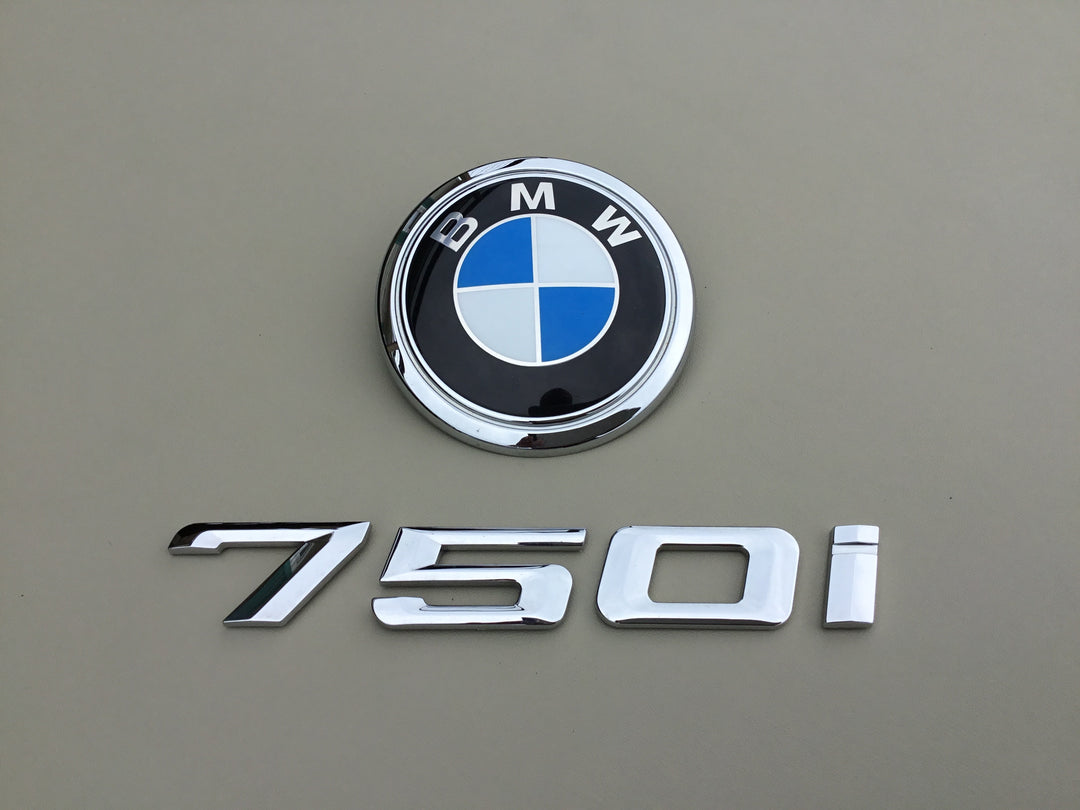 2006-2008 BMW 750i Trunk Emblem Set