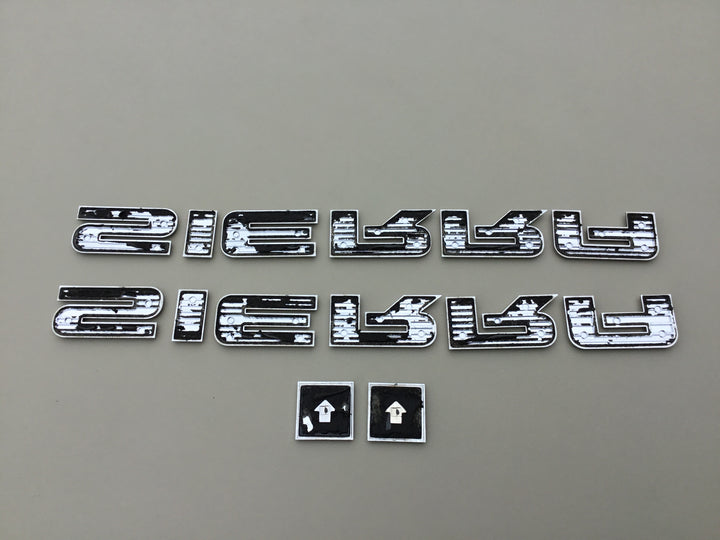 2007-2018 GMC Sierra GM Door Emblem Letters Set