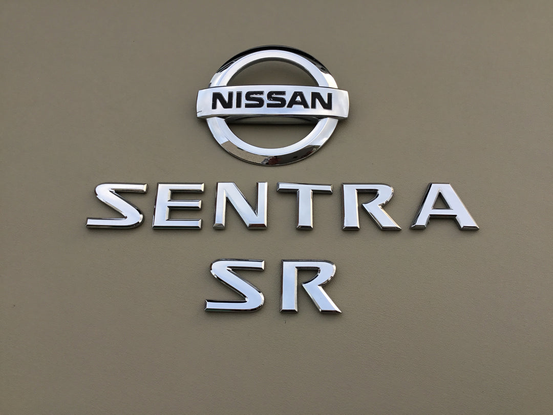 2007-2012 Nissan Sentra SR Trunk Emblem Set