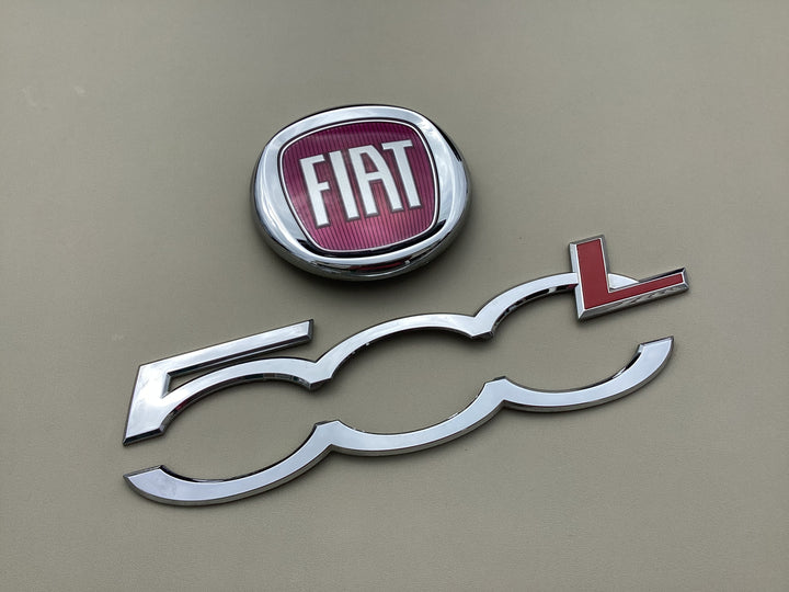2014-2017 Fiat 500L Tailgate Emblem Set