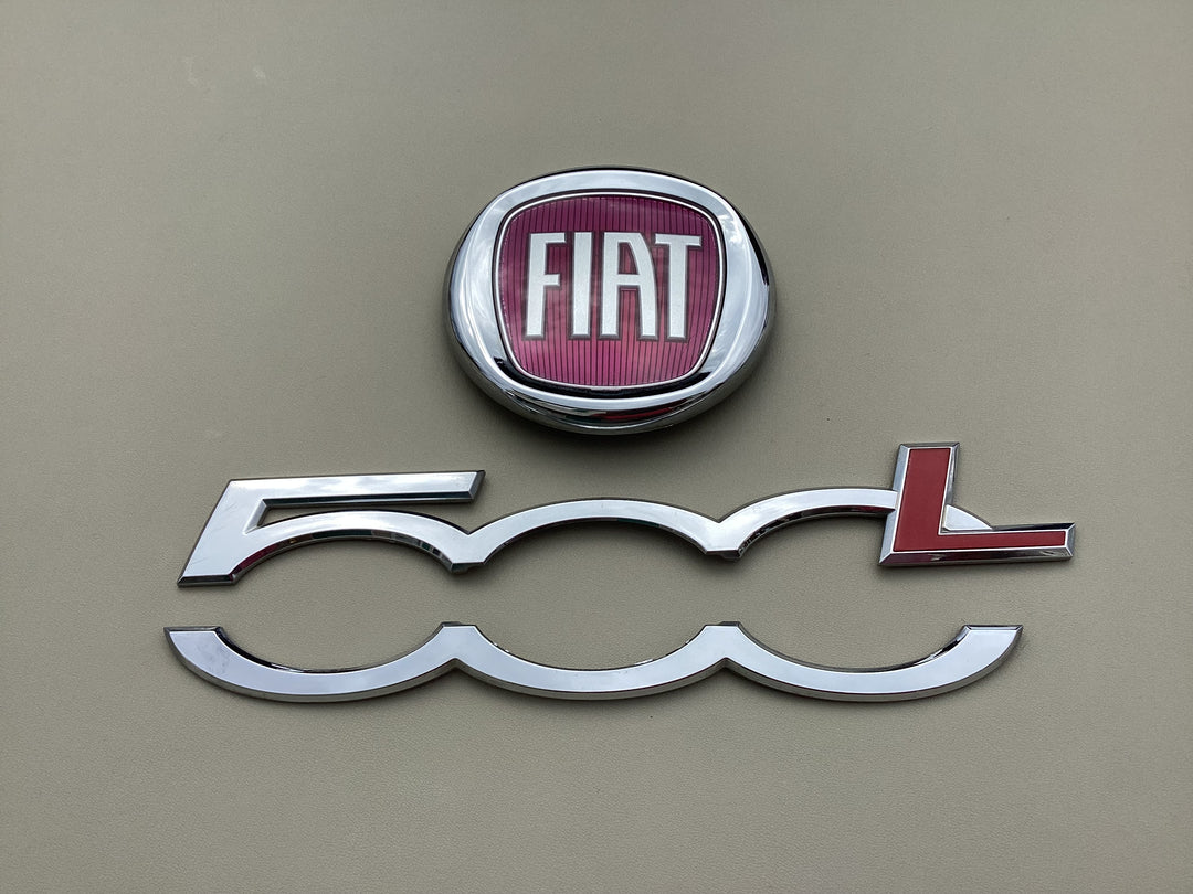 2014-2017 Fiat 500L Tailgate Emblem Set