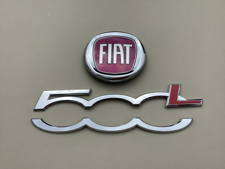 2014-2017 Fiat 500L Tailgate Emblem Set