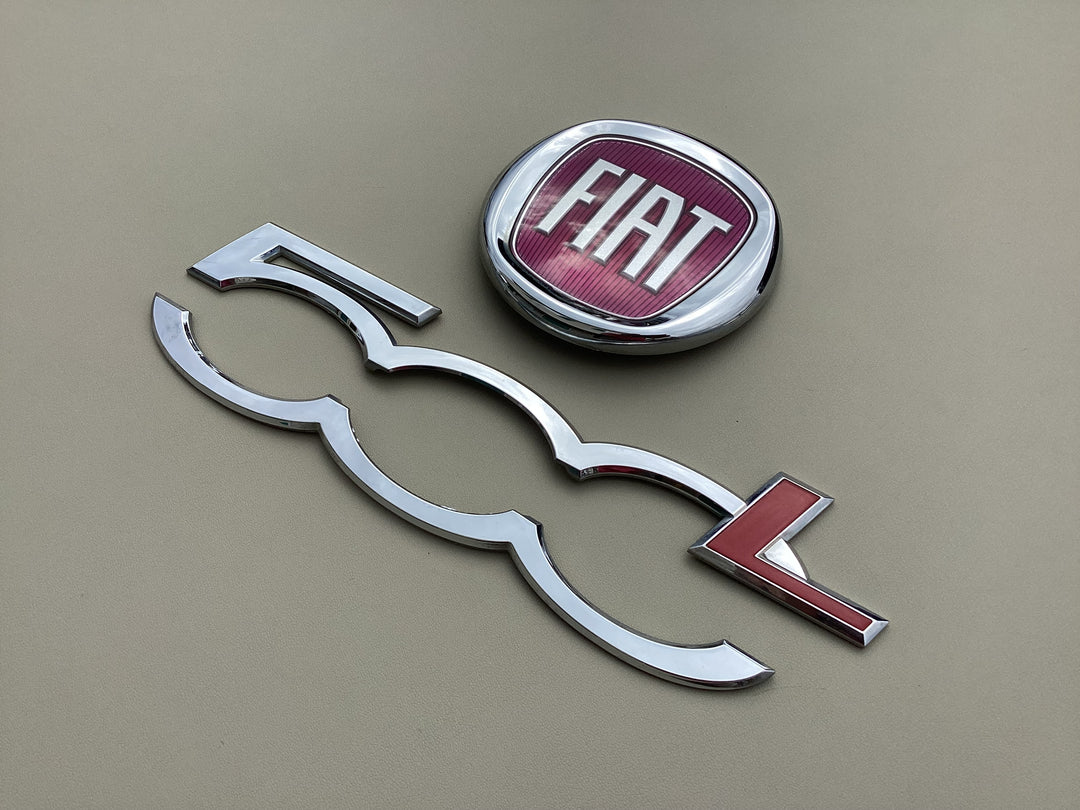2014-2017 Fiat 500L Tailgate Emblem Set