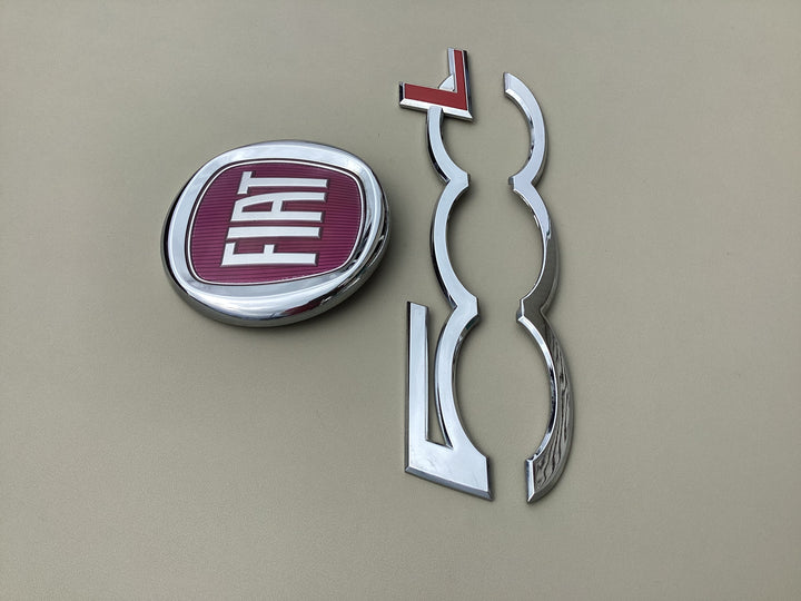 2014-2017 Fiat 500L Tailgate Emblem Set