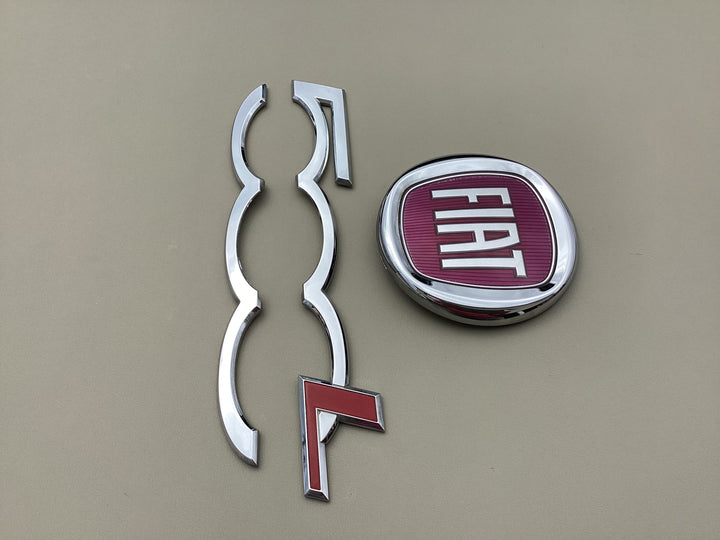 2014-2017 Fiat 500L Tailgate Emblem Set