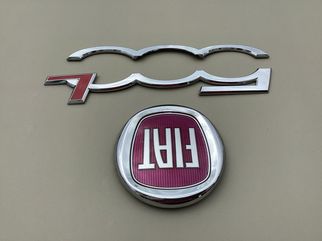 2014-2017 Fiat 500L Tailgate Emblem Set