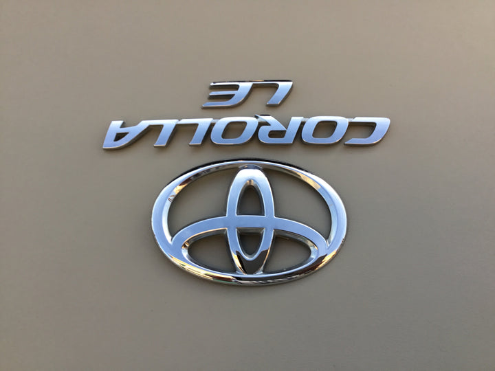 2014-2018 Toyota Corolla LE Trunk Emblem Set