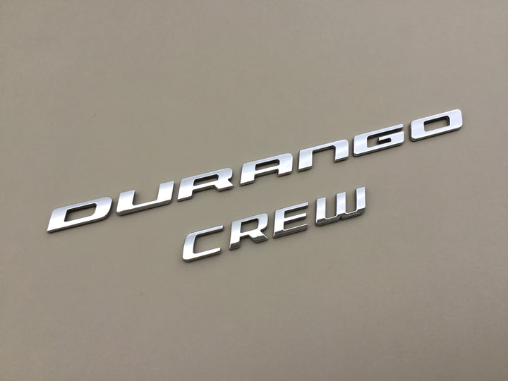 2011-2018 Dodge Durango Crew Tailgate Emblem Set