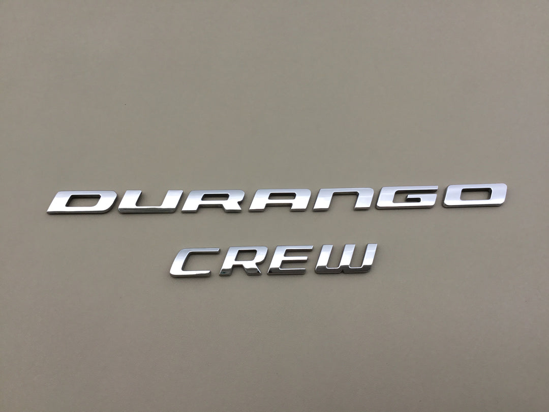 2011-2018 Dodge Durango Crew Tailgate Emblem Set