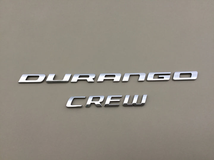 2011-2018 Dodge Durango Crew Tailgate Emblem Set