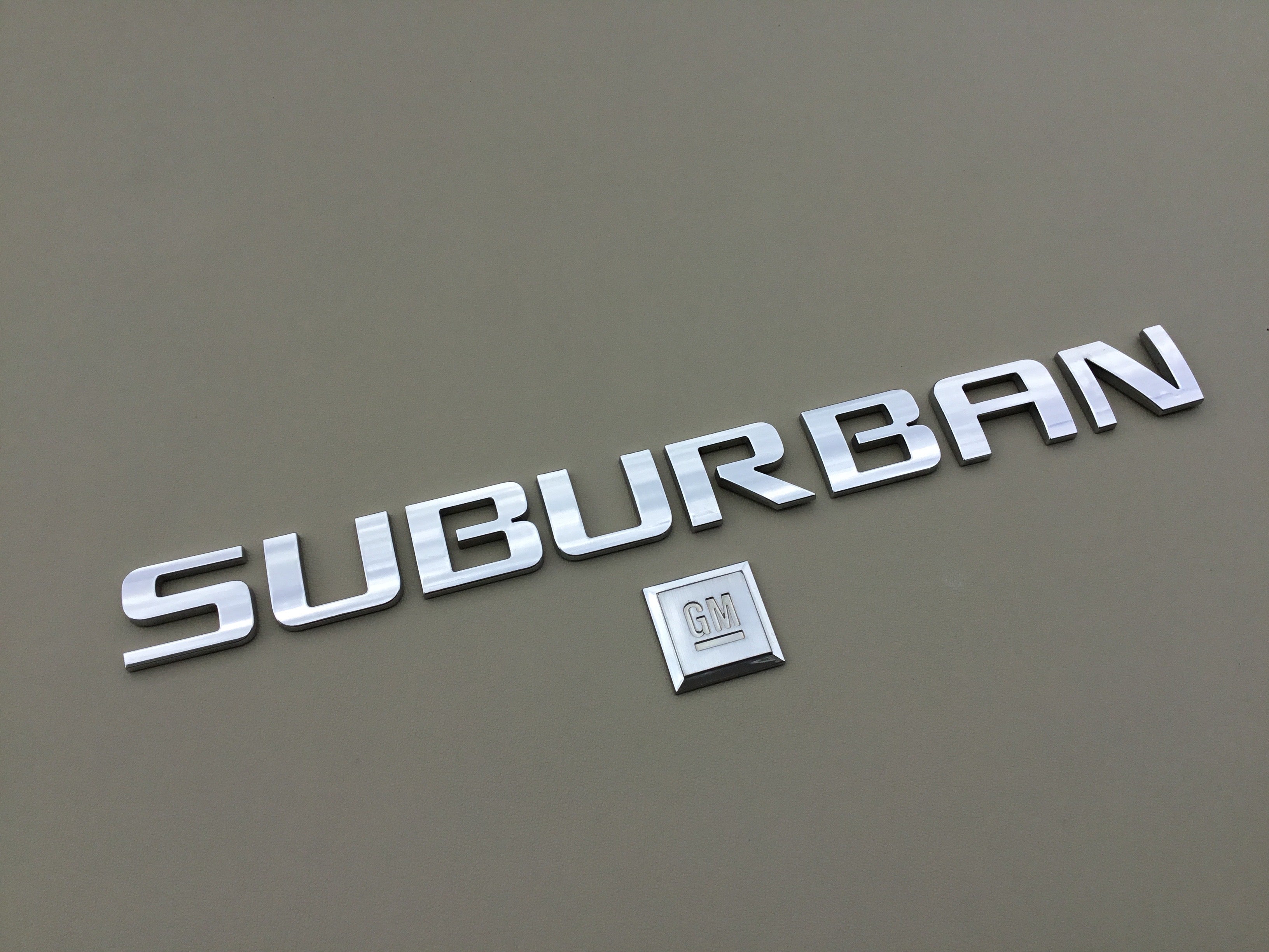 2007-2020 Chevrolet Suburban GM Door Emblem Letters