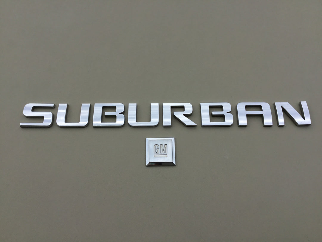 2007-2020 Chevrolet Suburban GM Door Emblem Letters