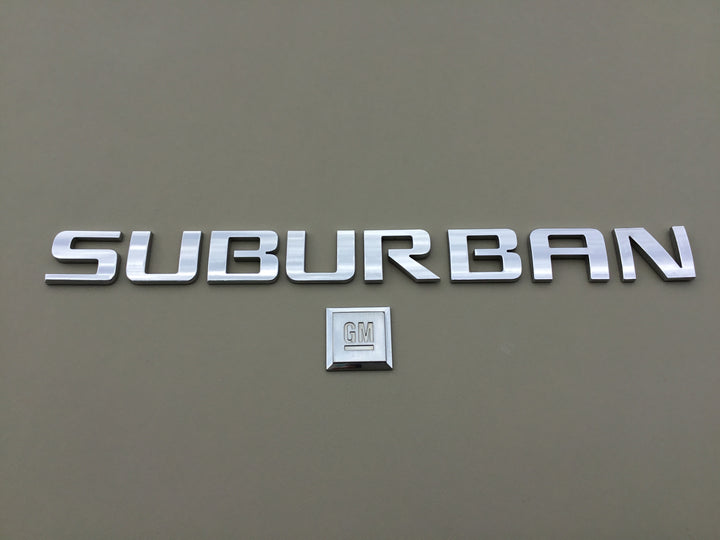 2007-2020 Chevrolet Suburban GM Door Emblem Letters