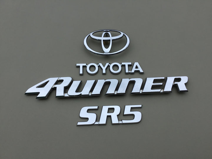 1996-2002 Toyota 4Runner SR5 Tailgate Emblem Set